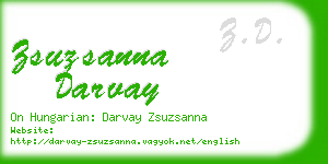 zsuzsanna darvay business card